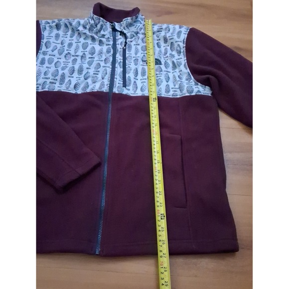 Mens The North Face Pine Cone Tundra Fleece Full Zip Jacket - Picture 3 of 9